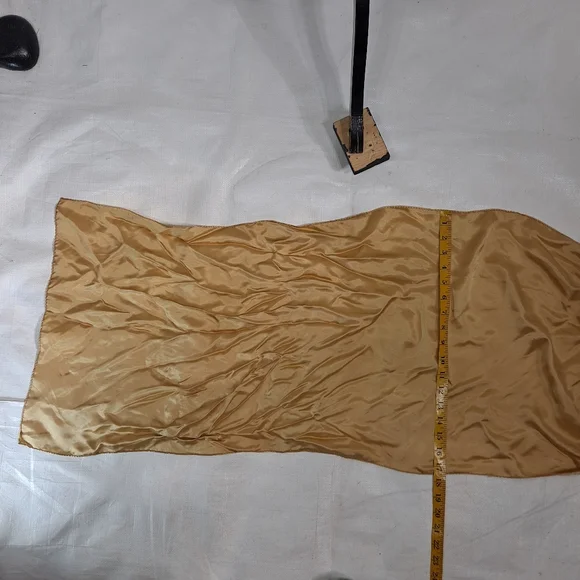 Banana Republic Vintage Gold Silk Scarf Wrap